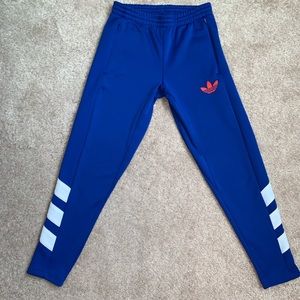 Adidas track-pants.